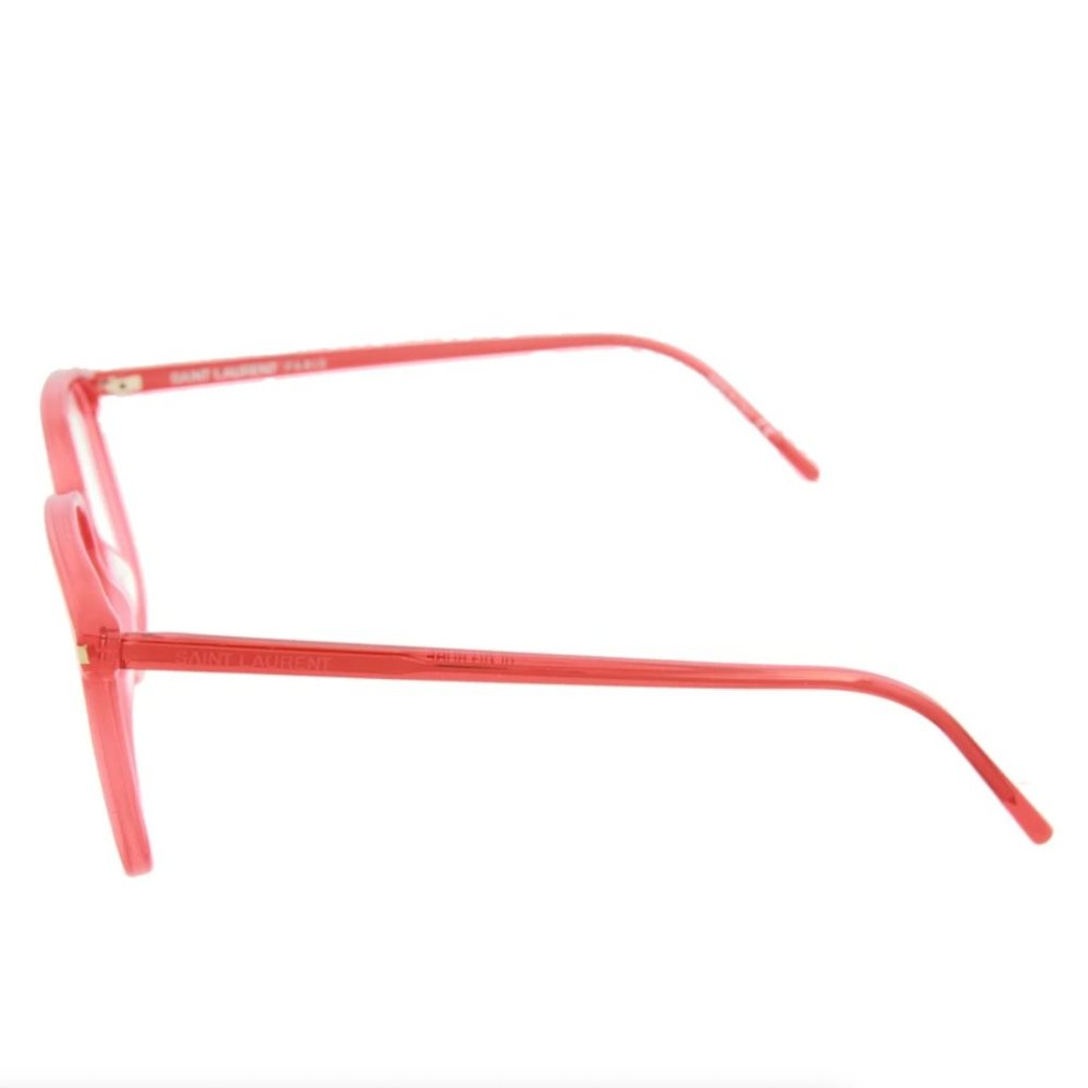 Saint Laurent Women's Transparent Pink Eyeglasses! - Picture 3 of 4